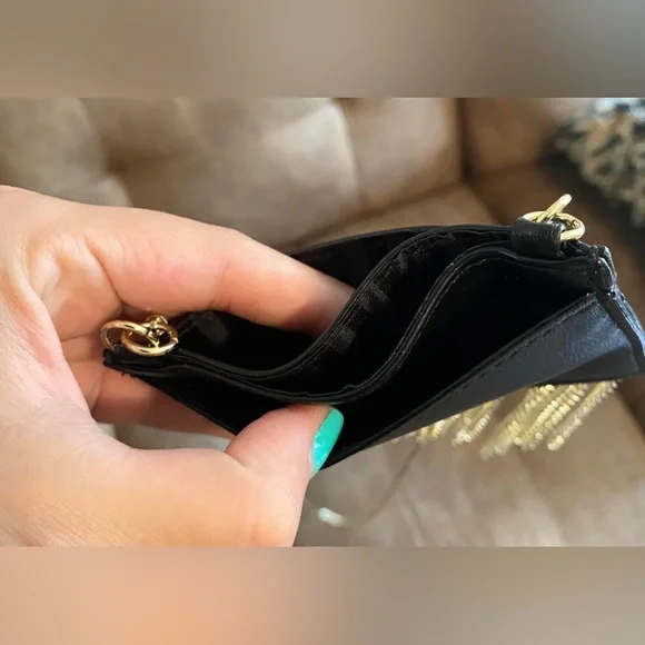 Victoriaβs Secret Metal Fringe Card Wallet Lanyard - Picture 2 of 2